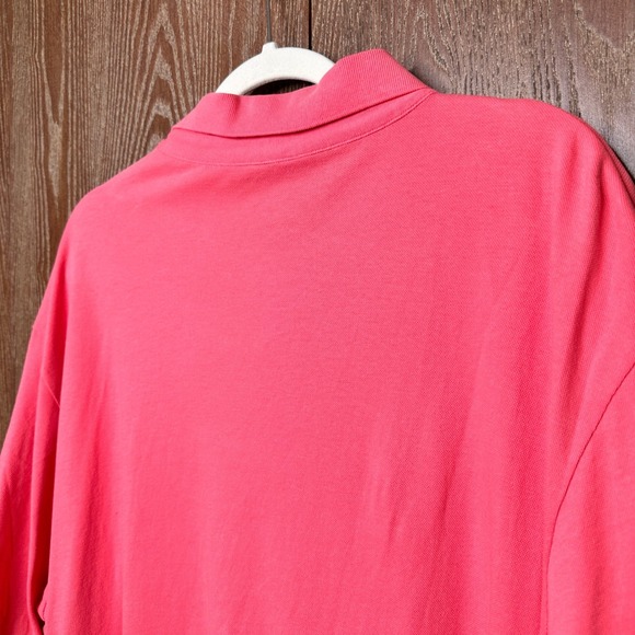 Peter Millar Mens XXL Pink Solid Cotton Elastane Short Sleeve Polo Shirt Peru - Picture 10 of 11